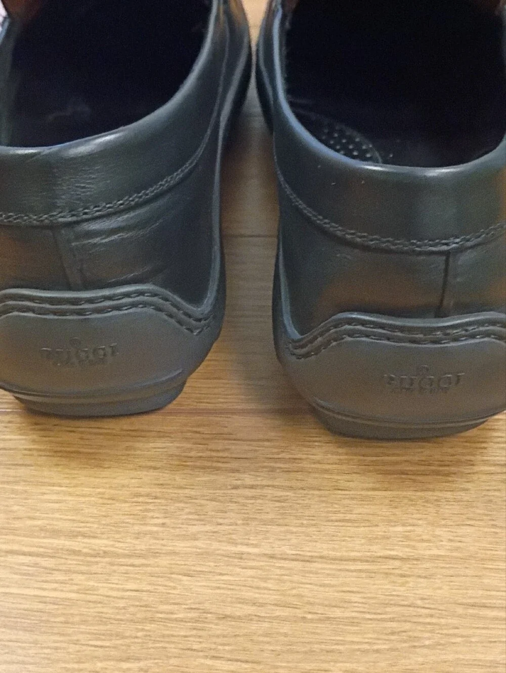 Vintage Gucci Horsebit Loafers Black Leather Bit Moccasins Men's Size 11.5 D